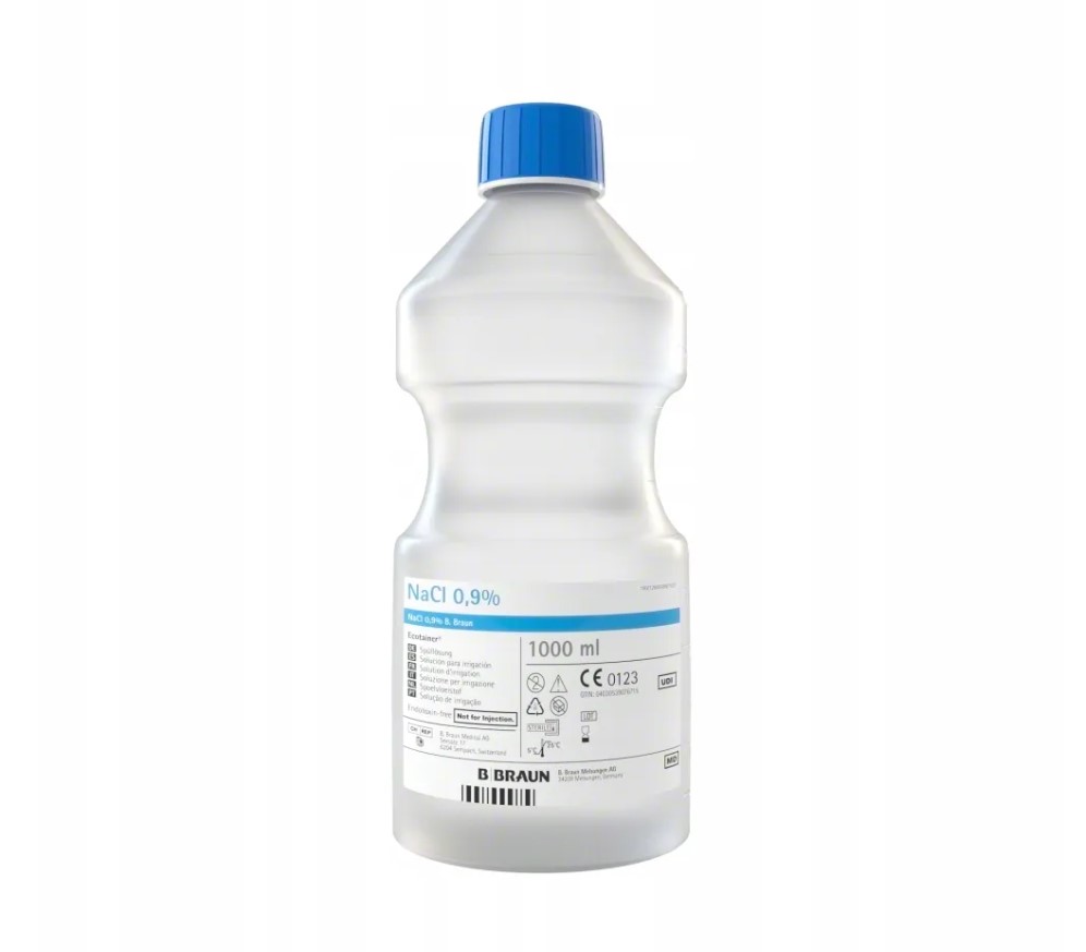 Ecotainer NaCL 0,9% Kochsalzlösung 1000ml Schraubverschluss